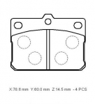 6 SERIES - MITSUBISHI  (BRAKE PAD)